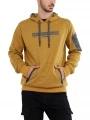 Fundango Force Tech Pullover férfi pulóver barna színben 1