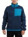 Fundango Haven Hybrid Jacket férfi polár pulóver kék színben 1