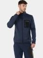 Fundango Jefferson Fleece Jacket férfi polár pulóver kék színben 1