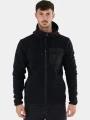 Fundango Nestor Fleece Jacket férfi polár pulóver fekete színben 1
