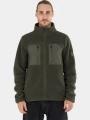 Fundango Haven Hybrid Jacket férfi pulóver zöld színben 1