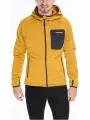 Fundango HERMON Hooded Fleece férfi polár pulóver narancssárga színben 1