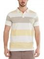 Fundango Incognito Stripe Poloshirt férfi galléros póló sárga színben 1