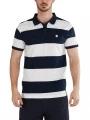 Fundango Incognito Stripe Poloshirt férfi galléros póló sötétkék színben 1