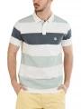Fundango Incognito Stripe Poloshirt férfi galléros póló világoskék színben 1
