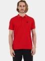 Fundango Zeno Tech Poloshirt férfi rövid ujjú sport póló piros színben 1