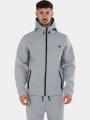 Fundango Hamal Tech Hoodie férfi kapucnis pulóver szürke színben 1