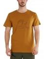 Fundango Legend T-shirt férfi rövid ujjú póló sárga színben 1