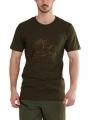 Fundango Legend T-shirt férfi rövid ujjú póló oliva színben 1