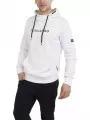 Fundango Hoover Hooded sweatshirt férfi kapucnis pulóver fehér színben 1