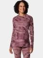 Columbia Omni-Heat Infinity Knit LS Crew női aláöltöző felső lila színben 1