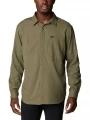 Columbia Silver Ridge Utility Lite Long Sleeve Shirt férfi hosszú ujjú túraing zöld színben 1