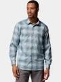 Columbia Silver Ridge Utility Lite Plaid Long Sleeve Shirt férfi hosszú ujjú túraing kék színben 1