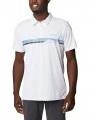 Columbia Columbia Hike Novelty Polo férfi galléros póló fehér színben 1