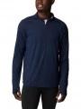 Columbia M Endless Trail 1/2 Zip Mesh Long Sleeve férfi polár pulóver fekete színben 1