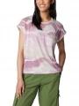 Columbia Boundless Trek Short Sleeve Tee női rövid ujjú póló magenta színben 1