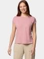 Columbia Boundless Trek Short Sleeve Tee női rövid ujjú póló rózsaszín színben 1
