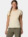 Columbia Boundless Trek Short Sleeve Tee női rövid ujjú póló sárga színben 1
