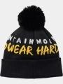 Mountain Hardwear ApresPro Beanie bojtos sapka fekete színben 1