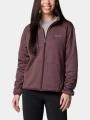 Columbia Columbia Hike Tech Fleece Full Zip női polár pulóver piros színben 1