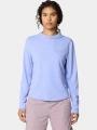 Mountain Hardwear Sunblocker Long Sleeve Hoody női hosszú ujjú sport póló lila színben 1