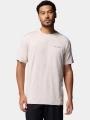 Columbia Kwick Hike Back Graphic Short Sleeve Tee férfi rövid ujjú sport póló homok színben 1