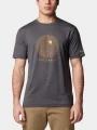 Columbia Kwick Hike Graphic Short Sleeve Tee férfi rövid ujjú sport póló fekete színben 1