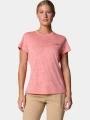 Columbia Bluebird Canyon Short Sleeve Crew női rövid ujjú sport póló piros színben 1