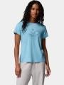 Columbia Sloan Ridge Graphic Short Sleeve Tee női rövid ujjú póló kék színben 1
