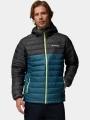Columbia Powder Lite II Hooded Jacket férfi átmeneti kabát kék színben 1
