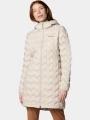 Columbia Delta Ridge II Long Down Jacket női pehelykabát homok színben 1