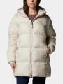 Columbia Puffect II Mid Hooded Jacket női télikabát homok színben 1