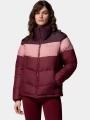 Columbia Puffect II Colorblock Jacket női átmeneti kabát piros színben 1