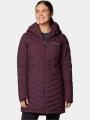 Columbia Joy Peak II Mid Jacket női télikabát piros színben 1
