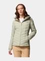 Columbia Joy Peak II Hooded Jacket női átmeneti kabát zöld színben 1