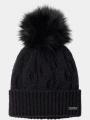 Columbia Boundless Days Cable Knit Pom Beanie női bojtos sapka fekete színben 1