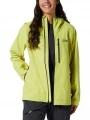 Mountain Hardwear Stretch Ozonic Jacket női esőkabát sárga színben 1