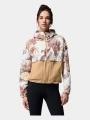 Columbia Spire Valley Printed Windbreaker női széldzseki homok színben 1