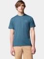 Columbia Tech Trail Utility Short Sleeve Crew férfi rövid ujjú sport póló kék színben 1