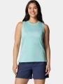 Columbia BlueVista Hill Tank női ujjatlan sport póló zöld színben 1
