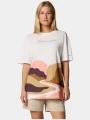 Columbia Rolling Bend Graphic Oversized Tee női rövid ujjú póló fehér színben 1