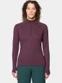 Mountain Hardwear Crater Lake Heavyweight Long Sleeve Half Zip női polár pulóver bordó színben 1