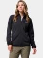 Columbia Essential Hike Grid Fleece Full Zip női polár pulóver fekete színben 1