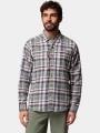 Columbia Wild Cast Flannel Shirt férfi hosszú ujjú túraing zöld színben 1