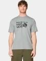 Mountain Hardwear MHW Logo Short Sleeve férfi rövid ujjú póló szürke színben 1