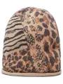 Desigual HAT_ANIMAL PATCH GORRO női kötött sapka barna színben 1