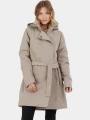 Fundango Charlotte Trenchcoat női esőkabát homok színben 1