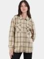 Fundango Ashley Shirt Jacket női ingkabát homok színben 1