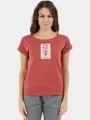 Fundango Lima T-shirt női rövid ujjú póló piros színben 1