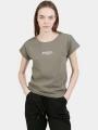 Fundango Lima T-shirt női rövid ujjú póló oliva színben 1